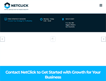 Tablet Screenshot of netclick.com.au